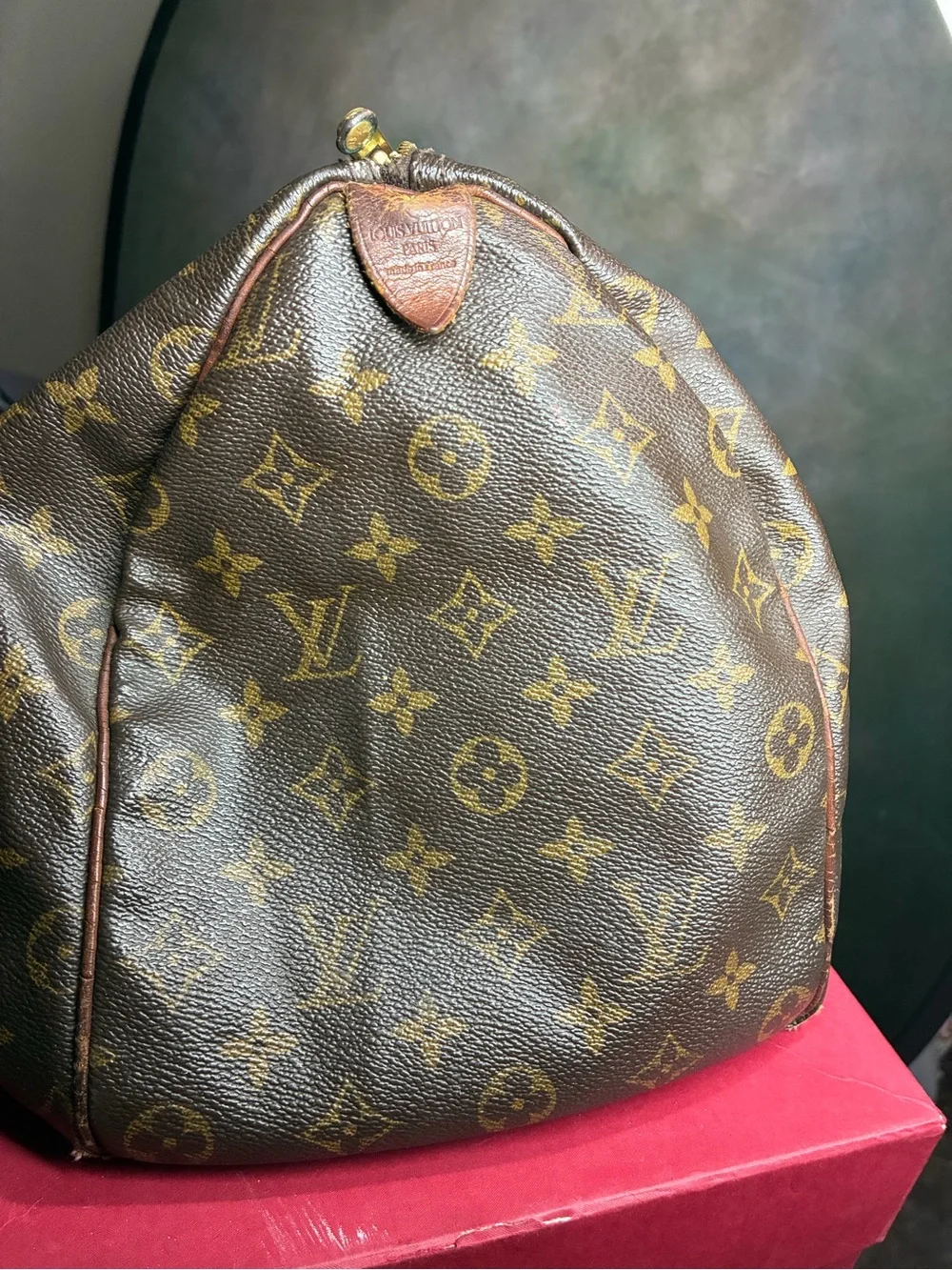 Louis Vuitton speedy 40 Brown/Gold Monogram Travel Duffel